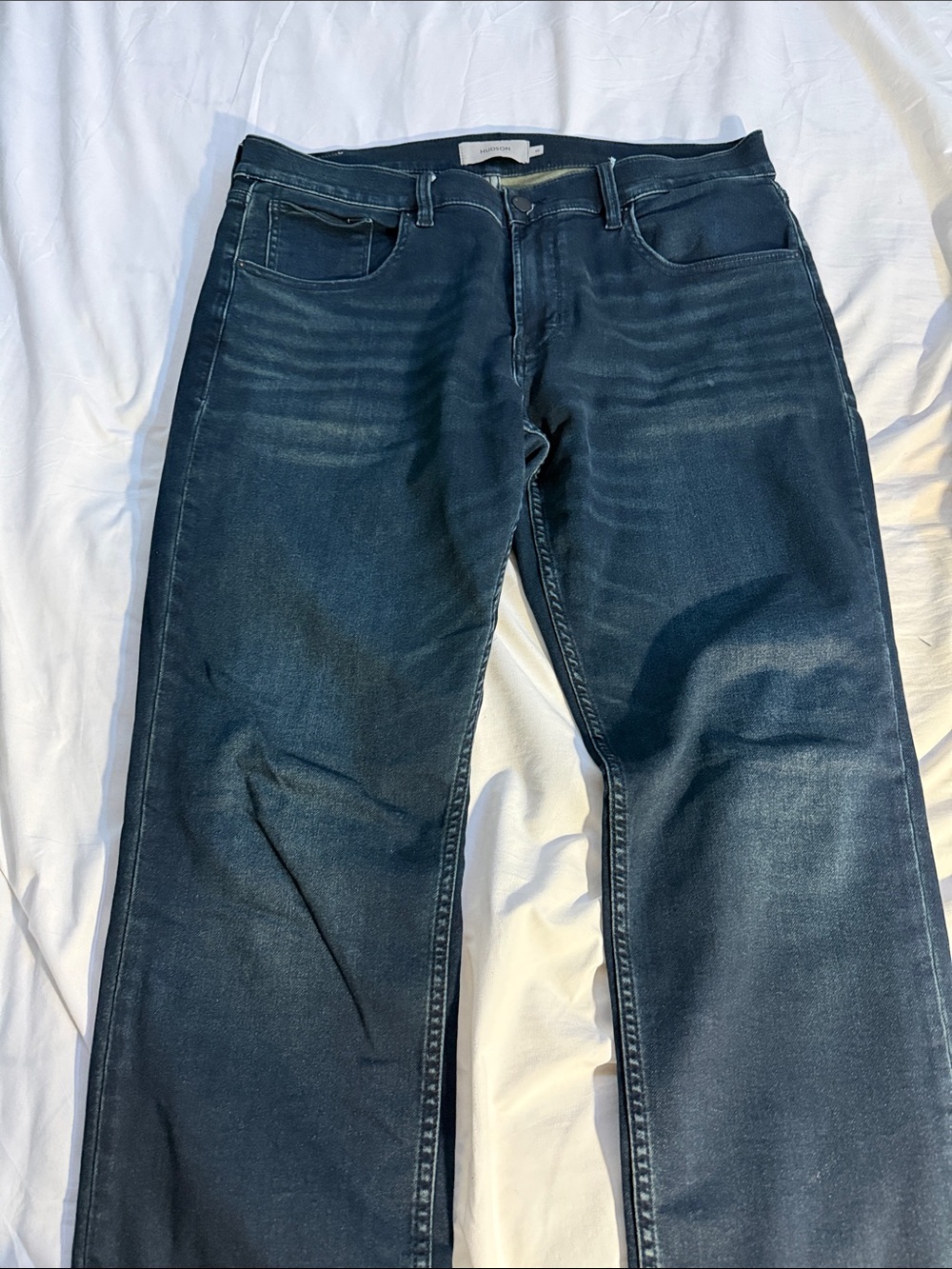 Men's Dark Blue Jeans - Classic Straight Fit